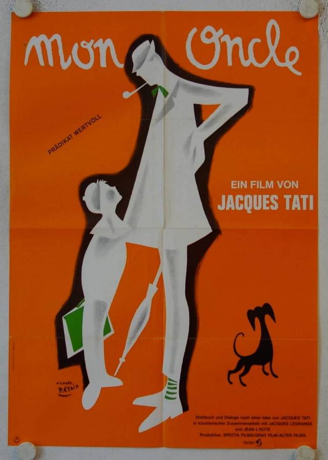 Mon Oncle - My Uncle re-release german movie poster